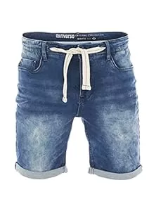 riverso Shorts riverso Herren Jeans Shorts RIVPaul Kurze Hose Sommer Bermuda Stretch Denim Short Sweathose Baumwolle Grau Blau Schwarz w30 w31 w32 w33 w34 w36 w38 w40 w42