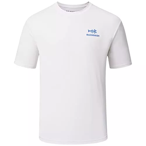 Bassdash T-Shirts Bassdash Herren T-Shirts Kurzarm UPF 50+ Angelshirts Performance UV-Sonnenschutz Wandern Atmungsaktives Schnelltrocknendes