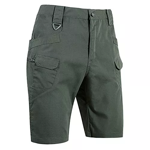 Hehiy Shorts Hehiy Shorts Herren Baumwolle Cargohose Kurze Leichte Bermuda Sommer Atmungsaktiv Freizeithose Wanderhose mit Mehrfach-Taschen Multicam Shorts MäNner Kurze Hosen