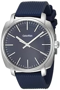 Calvin Klein Uhren Calvin Klein Herren Analog Quarz Uhr mit Gummi Armband K5M311ZN