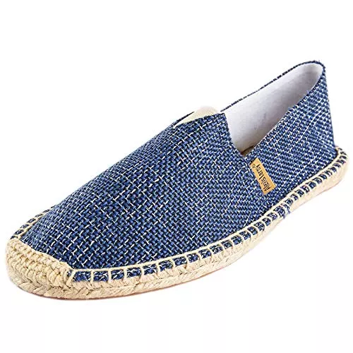 Alexis Leroy Flache Schuhe Alexis Leroy Flache Espadrilles aus Segeltuch für Männer