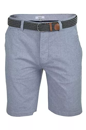 Xact Shorts Xact Herren Oxford Chino Shorts mit Gürtel