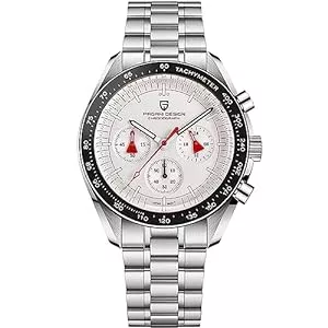 RollsTimi Uhren Pagani Design 1701 V3 Moon Armbanduhr Herren Quarz Chronograph Uhren Japan VK63 Uhrwerk Edelstahl Wasserdicht Sportuhr