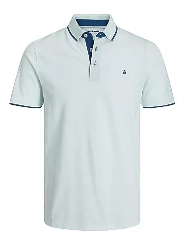 JACK & JONES Poloshirts JACK & JONES Male T-Shirt Einfarbig Polo T-Shirt