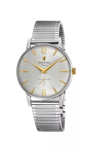 Festina Uhren Festina Herren Analog Quarz Uhr mit Edelstahl Armband F20250/2