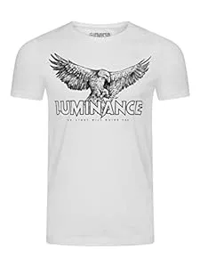 riverso T-Shirts riverso Herren T-Shirt RIVLeon Rundhals O-Neck Kurzarm Tee Shirt Print Regular Fit 100% Baumwolle