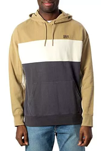 Levi's Kapuzenpullover Levi's Herren Gewellter Colourblock Pullover Hoodie, Mehrfarbig