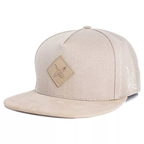 Blackskies Hüte & Mützen Blackskies® Port Snapback Cap | Damen Herren Baseball Kappe | Basecap mit Kunst-Wildleder Schirm Suede | Diverse Farben