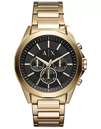 Armani Exchange Uhren Armani Exchange Chronograph Edelstahl Herrenuhr, 44 mm Gehäusegröße