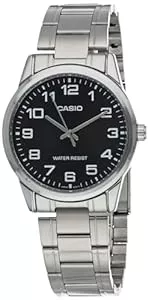 CASIO Uhren CASIO Herren Analog Quarz Uhr mit Edelstahl Armband MTP-V001D-1