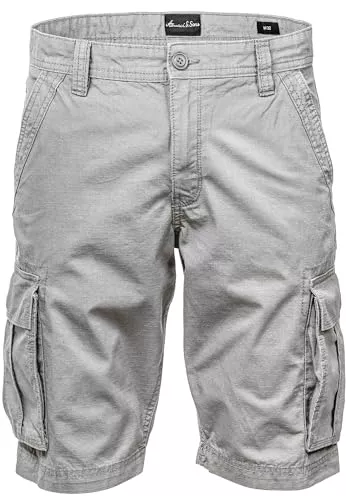 Amaci&Sons Shorts Amaci&Sons Herren Cargoshorts Männer Kurze Bermuda Hose Regular Fit 7027