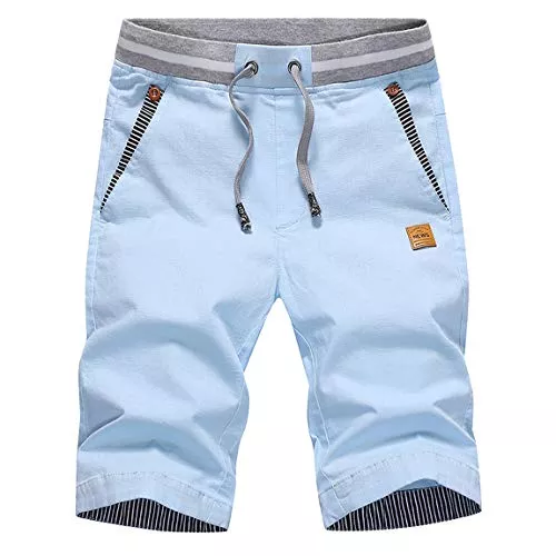 ZOXOZ Shorts ZOXOZ Kurze Hosen Herren Shorts Herren Sommer Freizeit Chino Stretch Baumwolle mit Taschen