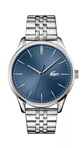 Lacoste Uhren Lacoste Analog Quarzuhr für Herren mit Silbernes Edelstahlarmband - 2011049