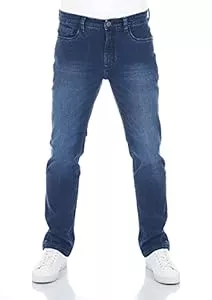 riverso Jeans riverso Herren Jeans Hose RIVChris Straight Fit Jeanshose Baumwolle Denim Stretch Schwarz Blau Grau w29 w30 w31 w32 w33 w34 w36 w38 w40