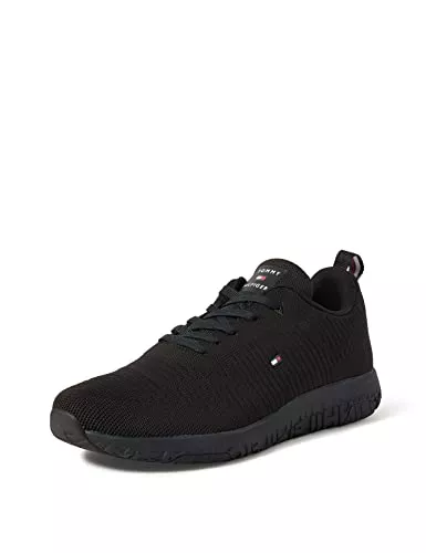 Tommy Hilfiger Sneaker & Sportschuhe Tommy Hilfiger Herren Corporate Knit Rib Fm0fm02838 Runner Sneaker