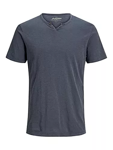 JACK &amp; JONES T-Shirts JACK &amp; JONES Male T-shirt Meliert GETEILTER Kragen T-shirt