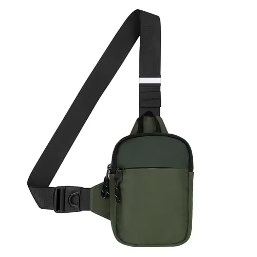 Long Keeper Taschen & Rucksäcke Long Keeper Sling Bag Brusttasche Klein Herren Damen - Schultertasche Wasserdicht Schulter Umhängetasche Klein Crossbody Handytasche zum Reisen Outdoor