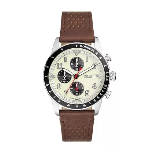 Fossil Uhren FOSSIL Sport Tourer Uhr für Herren, Chronographenwerk mit Edelstahl- oder Lederarmband