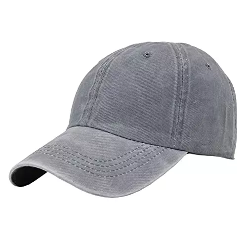 Leoodo Hüte & Mützen Leoodo Baseball Cap Herren Damen 6 Panel Vintage im Washed Used Look, Unisex Baumwolle Baseballkappe Basecap Mütze Outdoor Running Freizeit Sport Verstellbar Einfarbig