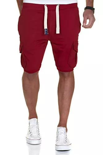 Amaci&Sons Shorts Amaci&Sons Herren Cargo Shorts Kurze Hose Bermuda Sweatshorts Kordel Jogginghose Sporthose 8005