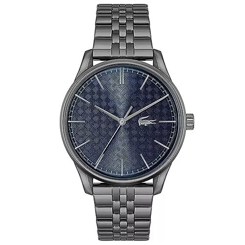 Lacoste Uhren Lacoste Analog Quarzuhr für Herren mit Graues Edelstahlarmband - 2011191