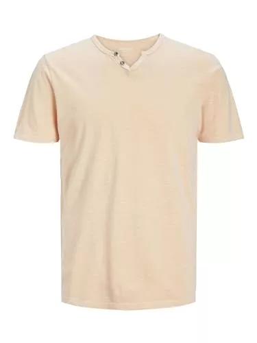 JACK & JONES T-Shirts JACK & JONES Male T-shirt Meliert GETEILTER Kragen T-shirt