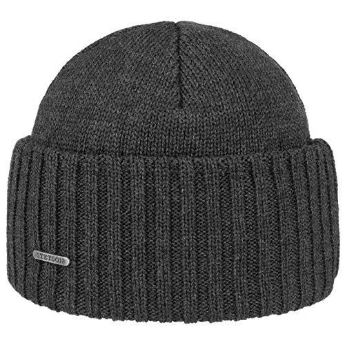 Stetson Hüte & Mützen Stetson Northport Wintermütze aus Merinowolle - Mütze Made in Italy - Seemannsmütze für Damen/Herren - Wollmütze Herbst/Winter - Merinomütze