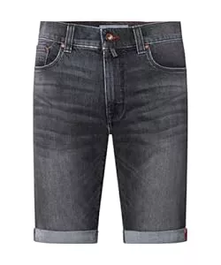 Pierre Cardin Shorts Pierre Cardin Herren kurze Hose Lyon Tapered | Männer Freizeit-Shorts | Tapered Fit | Dark Blue Fashion Vintage Washed