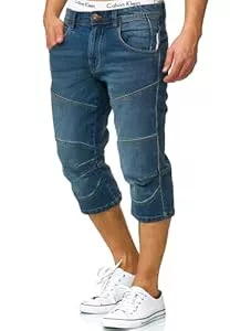 Indicode Shorts Indicode Herren Fortune 3/4 Jeans Shorts | Kurze Hose Men Shorts Freizeithose für Männer