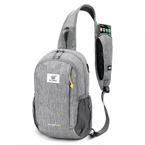 SKYSPER Taschen & Rucksäcke SKYSPER Brusttasche Sling Bag Herren Klein Schulter Tasche Crossbody Pack zum Wandern Outdoor Reise