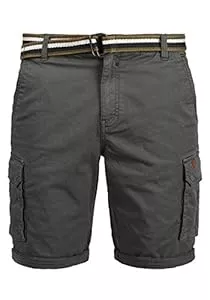 b BLEND Shorts Blend BHBrian Herren Cargo Shorts Bermuda Kurze Hose mit Gürtel und Stretch Regular Fit