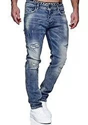 MERISH Jeans MERISH Jeans Herren Slim Fit Jeanshose Stretch Denim Designer Hose
