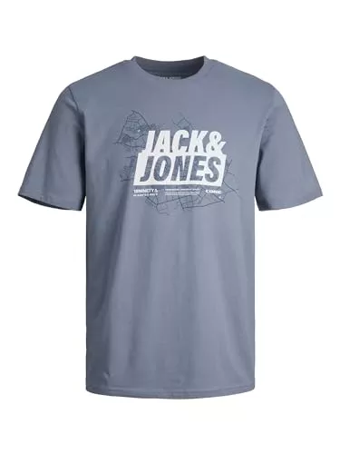 JACK & JONES T-Shirts JACK & JONES Male T-shirt Gedruckt Rundhals T-shirt