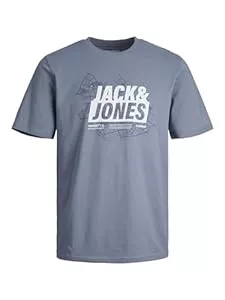 JACK & JONES T-Shirts JACK & JONES Male T-shirt Gedruckt Rundhals T-shirt