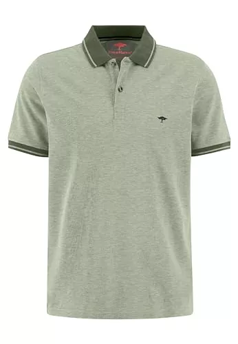 FYNCH-HATTON Poloshirts Polo-Shirt in Two-Tone Optik