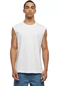 Urban Classics Tops Urban Classics Herren T-Shirt Open Edge Sleeveless Tee, ärmelloses T-Shirt für Männer, Rundhals, Baumwolle, erhältlich in vielen Farben, Größen XS-5XL