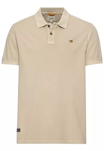 camel active Poloshirts camel active Herren Pique kurzarm Poloshirt in Regular Fit aus reiner Baumwolle