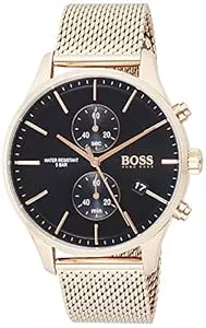 BOSS Uhren BOSS Herren Chronograph Quarz Armbanduhr Associate mit Edelstahlarmband