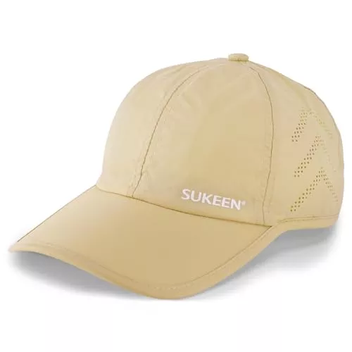 Sukeen Hüte & Mützen Sukeen 8cm Baseballkappe mit Verlängerter Krempe, Leichte und Atmungsaktive Verstellbare Baseball Cap, UV-Schutz Outdoor Softtop Basecap für Herren Damen, Schnell Trocknender Stoff