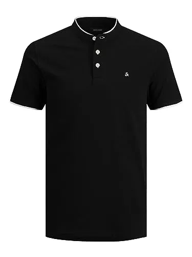JACK & JONES Poloshirts JACK & JONES Male T-shirt Einfarbig Polo T-shirt