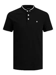 JACK & JONES Poloshirts JACK & JONES Male T-shirt Einfarbig Polo T-shirt