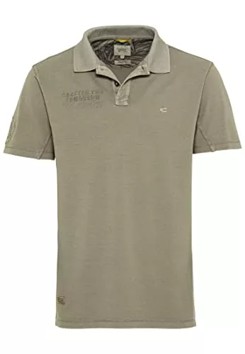 camel active Poloshirts camel active Herren Piqué Poloshirt aus Reiner Baumwolle