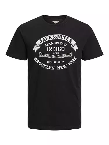 JACK &amp; JONES T-Shirts JACK &amp; JONES Male T-Shirt Logo Rundhals T-Shirt