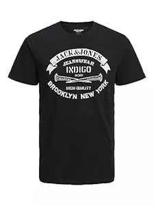 JACK & JONES T-Shirts JACK & JONES Male T-Shirt Logo Rundhals T-Shirt