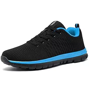 FLOWING PLUME Sneaker & Sportschuhe FLOWING PLUME Turnschuhe Herren Sportschuhe Atmungsaktiv Leichte Laufschuhe Walkingschuhe Komfort Fitness Gym Sports Sneaker Freizeit Schuhe