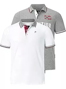 Jan Vanderstorm Poloshirts Jan Vanderstorm Herren Doppelpack Poloshirt Johan