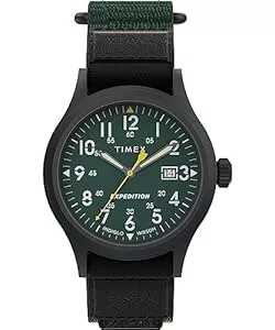 Timex Uhren Timex Herren Analog Armbanuhr mit Stoffband Expedition Scout