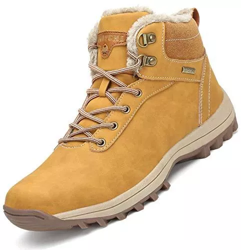 Mishansha Stiefel Mishansha Herren Winterschuhe Warm Gefüttert Winterstiefel Wasserdicht Trekking Wanderschuhe