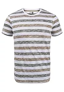 Solid T-Shirts Solid SDTet Herren T-Shirt Kurzarm Shirt mit Streifen und Rundhalsausschnitt