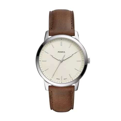 Fossil Uhren Fossil Minimalist Uhr Für Herren, Quarzwerk Mit Edelstahl- Oder Lederarmband